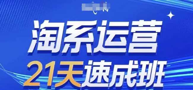 淘系运营21天速成班(更新24年12月)，0基础轻松搞定淘系运营，不做假把式-大米资源网